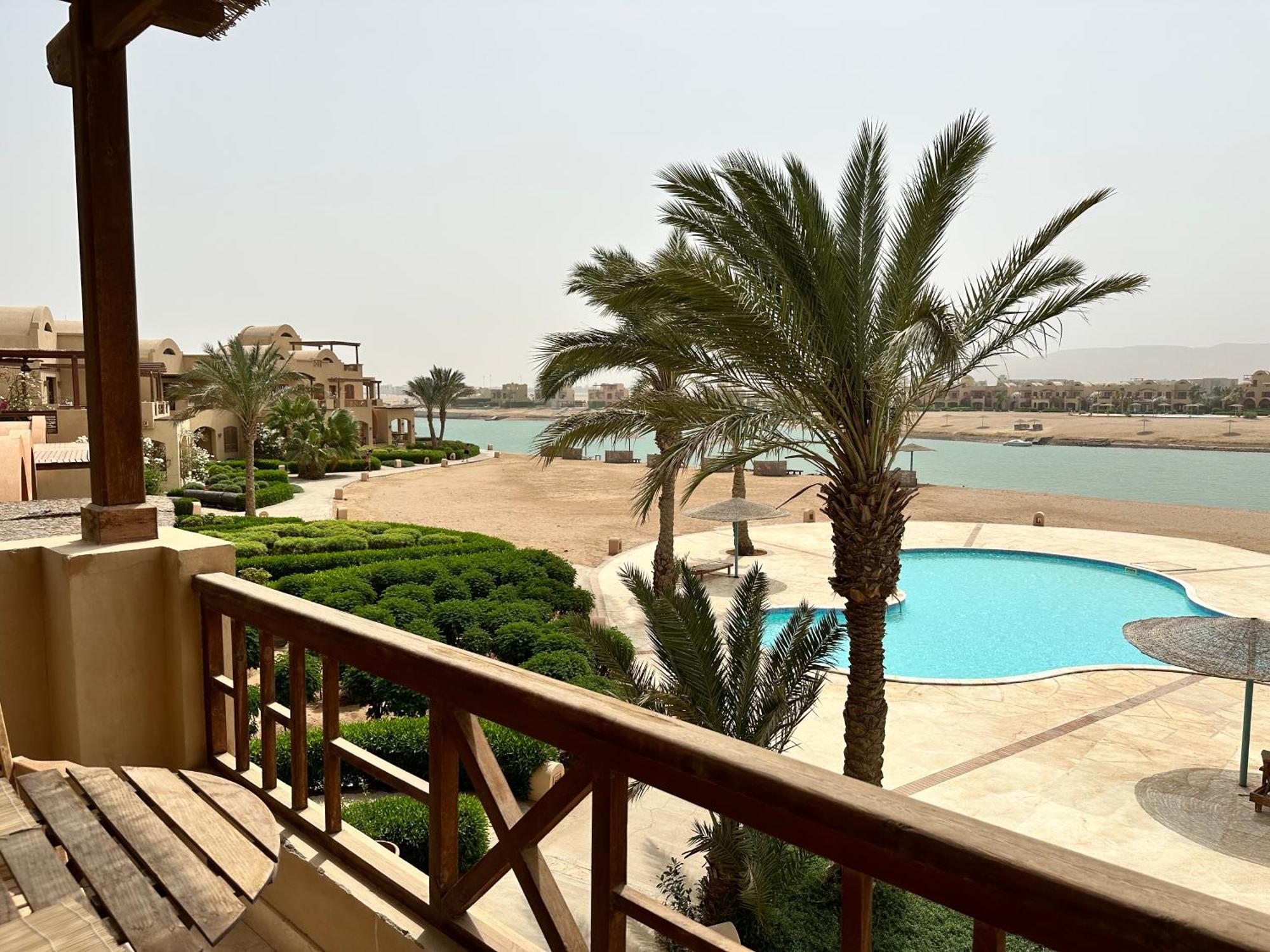 Sabina 1Br Apartment Lagoon View With Shared Pool By Bfg Beit Fel Gouna 후르가다 외부 사진
